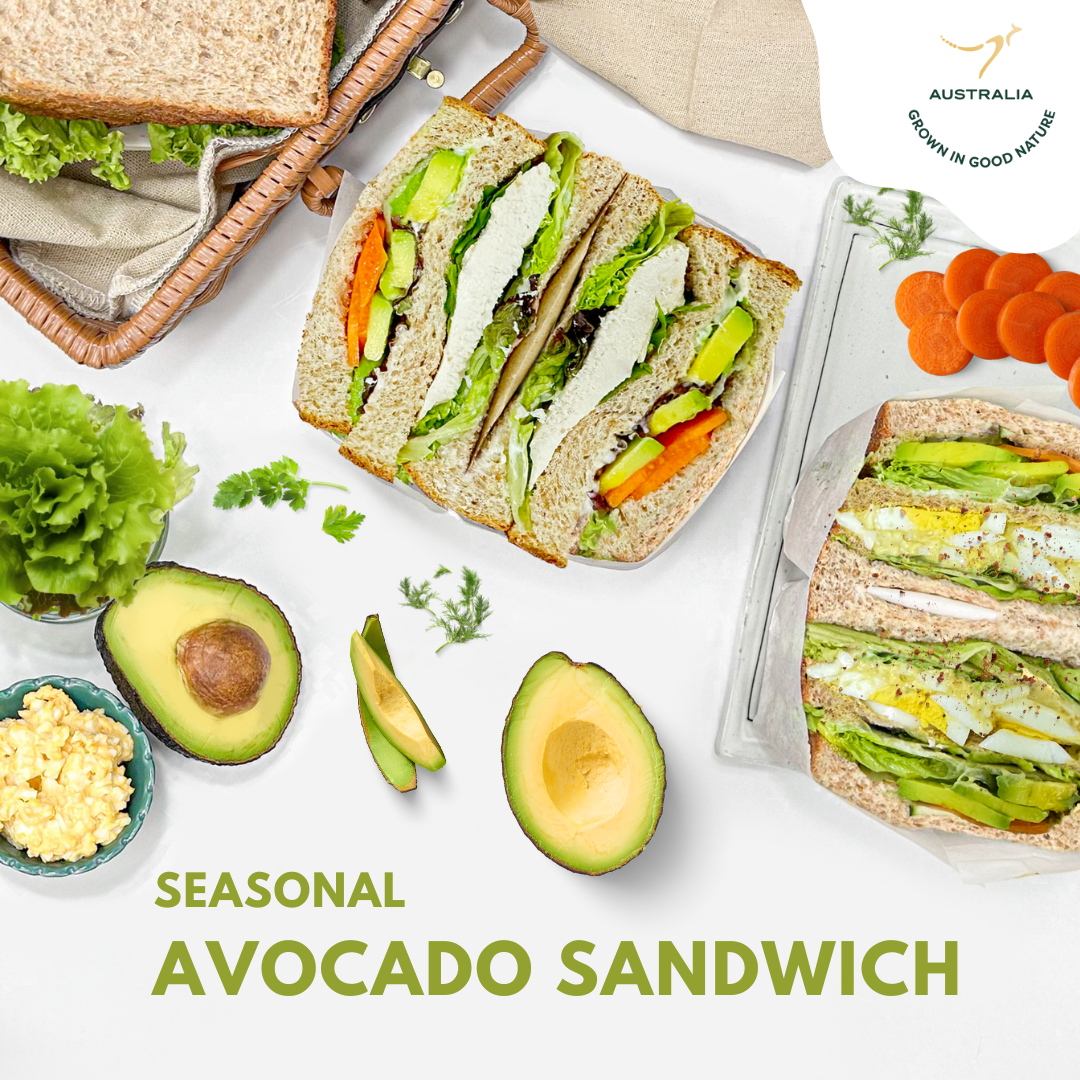 Seasonal Avocado Sandwich
